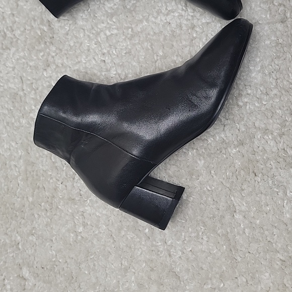 PRADA  LEATHER ankle boots size 5.5 - Picture 8 of 17